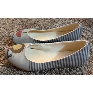 Goby Women's Ballet "I (Heart) Books" Flats Size 7.5 (38)